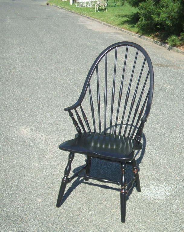 Black Windsor Chair at 1stdibs