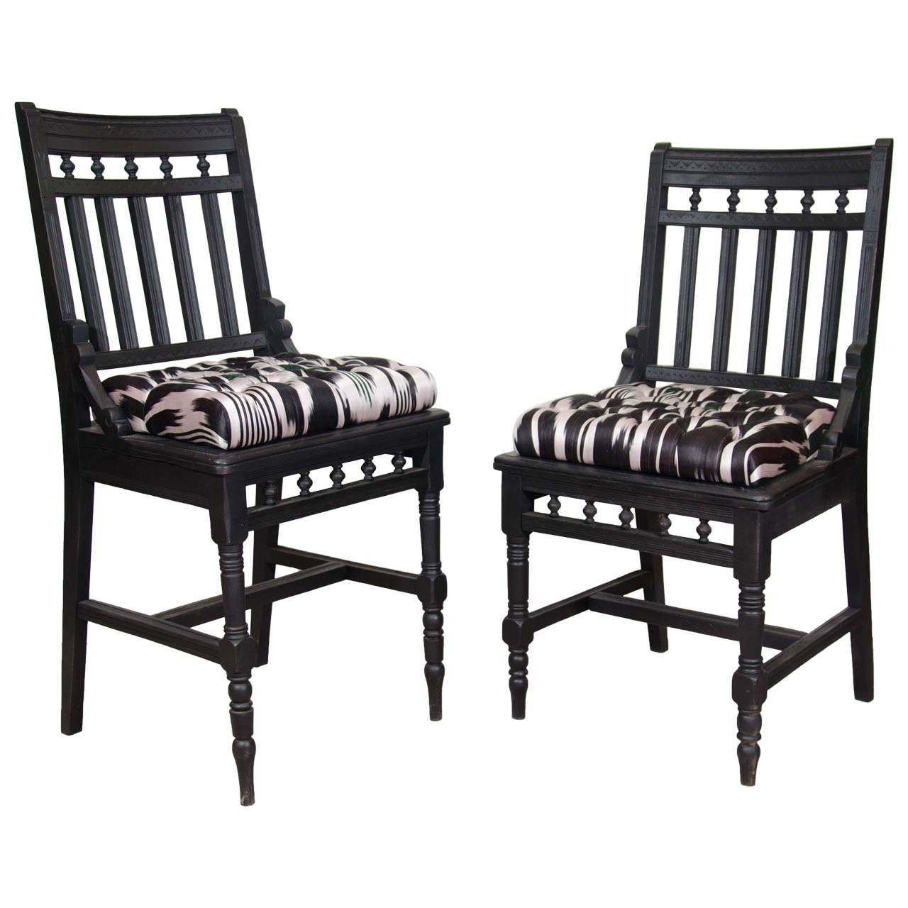 An Antique Set of His And Hers Eastlake Side Chairs at 1stdibs