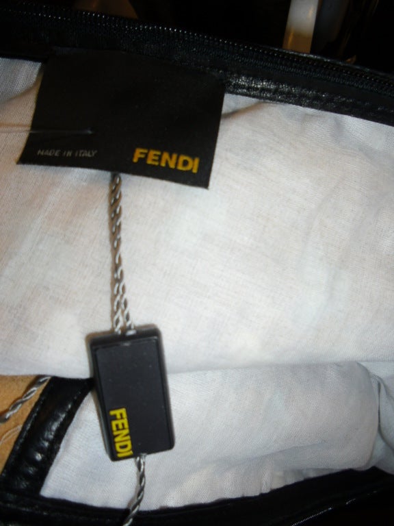 New Fendi Lamb Leather Trapeze dress at 1stdibs