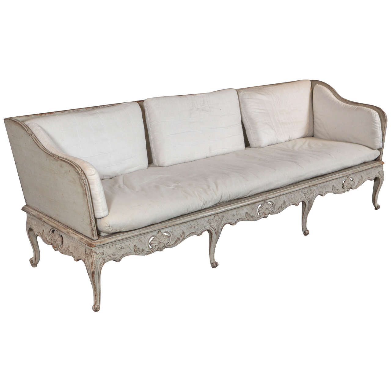 Swedish Rococo sofa, 1850s