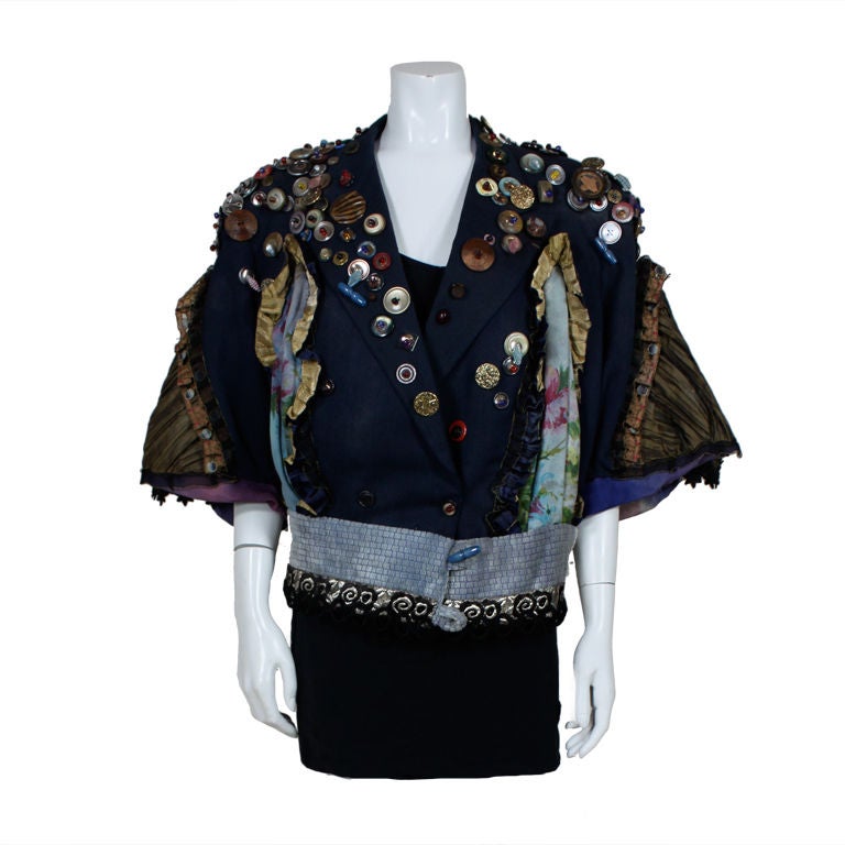 1980s Wearable Art Jacket attributed to Patrick Kelly at 1stdibs