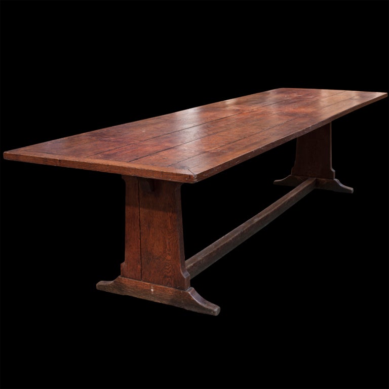 Monumental 10 Foot Dining Table at 1stdibs