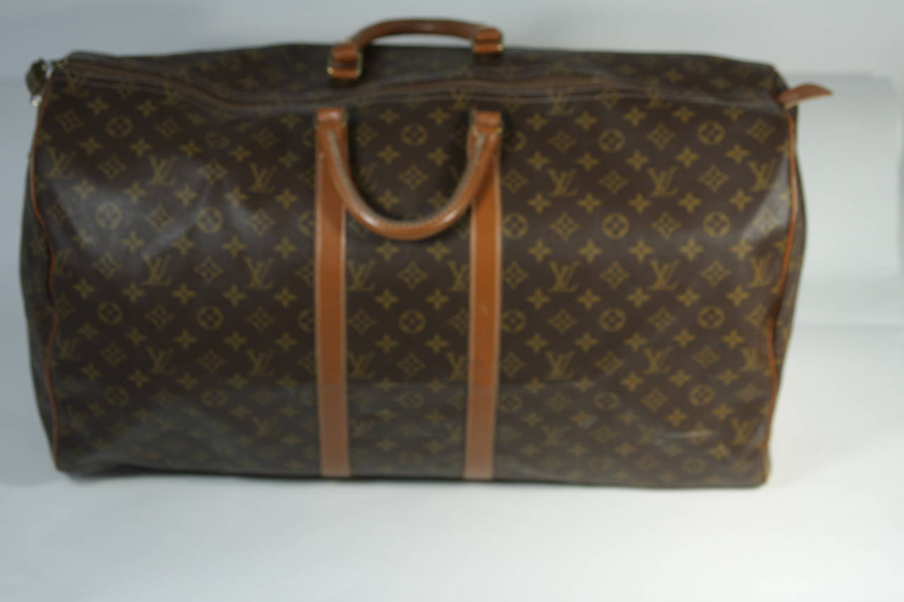 Louis Vuitton Vintage Large Monogram Duffle Bag Luggage at ...