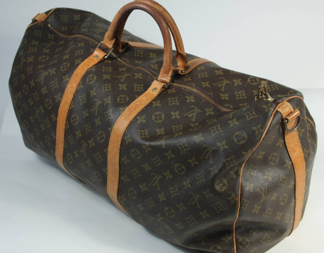 Louis Vuitton Vintage Monogram Large Duffle Carry-on Bag 23.5&quot; image 3
